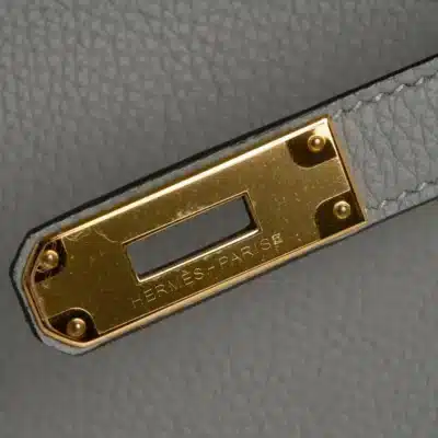 Hermès Birkin 30 Gris Mouette Togo Gold Hardware