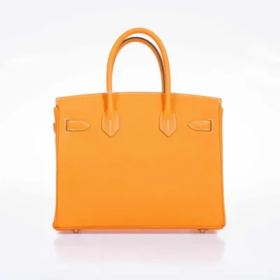 Hermès Birkin 30 Jaune D'Or And Blue Marine Epsom Palladium Hardware