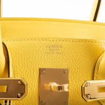 Hermès Birkin 30 Jaune de Naples Taurillon Novillo