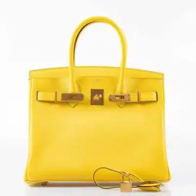 Hermès Birkin 30 Jaune de Naples Taurillon Novillo Gold Hardware