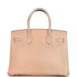 Hermès Birkin 30 Orange Dalmatian Buffalo Palladium Hardware