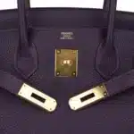 Hermès Birkin 30 Raisin Rich Original Color Togo Gold Hardware