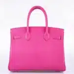 Hermès Birkin 30 Rose Tyrien Chevre Palladium Hardware