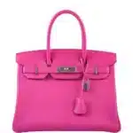 Hermès Birkin 30 Rose Tyrien Chevre Palladium Hardware