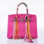 Hermès Birkin 30 Rose Tyrien Chevre Palladium Hardware