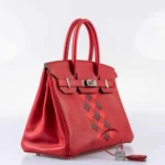 Hermès Birkin 30 Rouge de Coeur and Rouge H Swift & Epsom Palladium Hardware