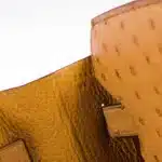 Hermès Rare Collectible Birkin 30 Tabac Camel Ostrich Gold Hardware