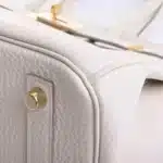 Hermès Birkin 30 White Taurillon Novillo Brushed Gold Hardware