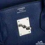 Hermès Birkin 35 Blue Saphire Taurillon Novillo Palladium Hardware