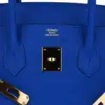 Hermès Birkin 35 Blue Zellige Togo Gold Hardware