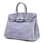 Hermès Birkin 35 Brighton Blue Matte Alligator Mississippiensis & Togo Palladium Hardware