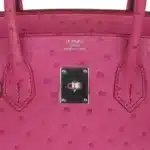 Hermès Birkin 35 Fuchsia Ostrich Palladium Hardware