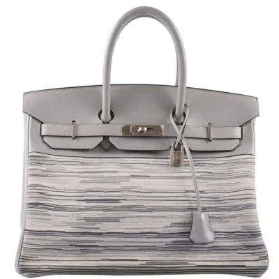 replica hermes bags Hermès Birkin 35 Grey/Gris Perle Box Calf & Vibrato Palladium Hardware