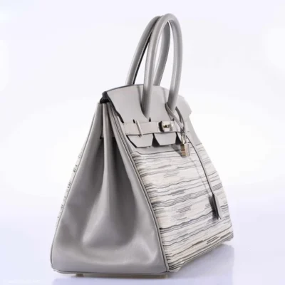 Hermès Birkin 35 Grey/Gris Perle Box Calf & Vibrato Palladium Hardware