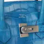 Hermès Birkin 35 Mykonos Matte Alligator Mississippiensis Palladium Hardware