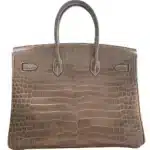 Hermès Birkin 35 Poussiere Matte Porosus Crocodile Gold Hardware