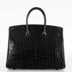 Hermès Birkin 35 So Black Matte Niloticus Crocodile Black PVD Hardware