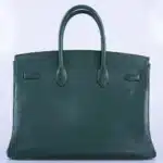 Hermès Birkin 35 Vert Fonce Ardenne Palladium Hardware