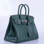 Hermès Birkin 35 Vert Fonce Ardenne Palladium Hardware