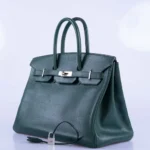 Hermès Birkin 35 Vert Fonce Ardenne Palladium Hardware