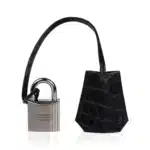 Hermès Birkin 40 Black Matte Porosus Crocodile Palladium Hardware