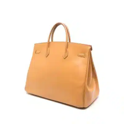 Hermès Birkin 40 Camel Brown Box Calfskin back1