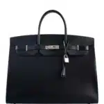 Hermès Birkin 40 Noir Sellier Hunter Vache Palladium Hardware