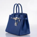 Hermès HSS 2019 Birkin 30 Blue Electric Togo Brushed Palladium Hardware replica handbags online