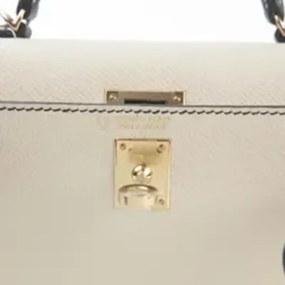 Hermès HSS 2024 Mini Kelly II Craie and Black Epsom Permabrass Hardware