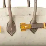 Hermès HSS Birkin 25 Beton And Gris Asphalte Ostrich Brushed Gold Hardware