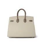 Hermès HSS Birkin 25 Bi-Color Craie and Etoupe Epsom Gold Hardware