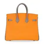 Hermès HSS Birkin 25 Jaune Ambre and Gris Asphalte Epsom Gold Hardware