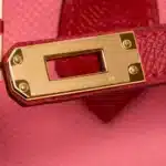 Hermès HSS Birkin 25 Rose Azalee and Rouge Casaque Epsom Gold Hardware