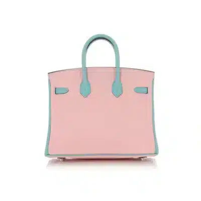 Hermès HSS Birkin 25 Rose Sakura and Bleu Etoile Swift Palladium Hardware