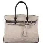 Hermès HSS Birkin 30 Beton & Graphite Matte Alligator Mississippiensis Brushed Palladium Hardware