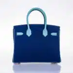 Hermès HSS Birkin 30 Blue Electric and Blue Atoll Epsom Gold Hardware