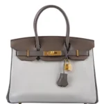 Hermès HSS Birkin 30 Etain/Gris Perle/Etoupe Clemence Gold Hardware