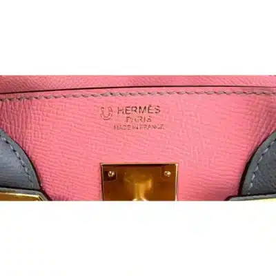 Hermès HSS Birkin 30 Pink/Rose Confetti/Blue Glacier Togo Gold Hardware