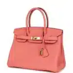 Hermès HSS Birkin 30 Rose Candy Togo Gold Hardware