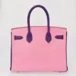 Hermès HSS Birkin 30 Rose Confetti and Anemone Chevre Brushed Gold Hardware