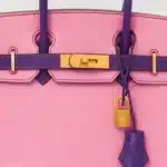 Hermès HSS Birkin 30 Rose Confetti and Anemone Chevre Brushed Gold Hardware