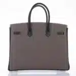 Hermès HSS Birkin 35 Etain and Black Epsom Brushed Palladium Hardware