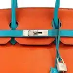 Hermès HSS Birkin 35 Miami Dolphins Chevre Palladium Hardware