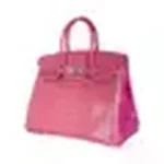 Hermès HSS Birkin 35 Rose Indien And Fuchsia Shiny Porosus Crocodile Palladium Hardware Lushentic Grade bags