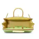 Hermès HSS Custom Birkin 25 Sellier Vert Criquet And Jaune Poussin Epsom Gold Hardware