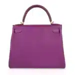 Hermès HSS Kelly 28 Anemone Pink Retourne Epsom Brushed Gold Hardware