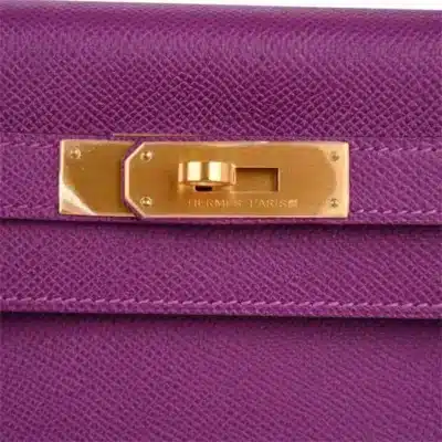 Hermès HSS Kelly 28 Anemone Pink Retourne Epsom Brushed Gold Hardware