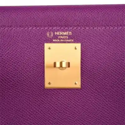 Hermès HSS Kelly 28 Anemone Pink Retourne Epsom logo1