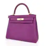 Hermès HSS Kelly 28 Anemone Pink Retourne Epsom Brushed Gold Hardware