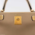 Hermès HSS Kelly 28 Retourne Trench & Rouge Tomate Evercolor Brushed Gold Hardware